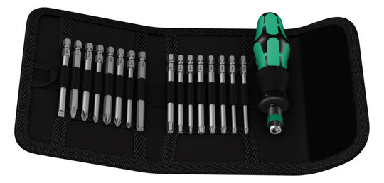 Wera-Bit-Sortiment Kraftform Kompakt 60 - 17-teilig