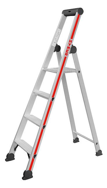 Bild Stufenstehleiter 4Stufen Standhöhe 0,88m 4 Stufen Standhöhe 0,88 m - ALUPRO concept-0