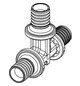 TECE T-Stück TECEflex 16 x 16 x 16 mm, PPSU