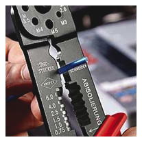 Crimpzange mech 240mm Kabelschuh/Verb 1,5-6qmm