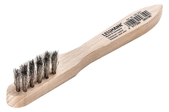 LESSMANN-Zündkerzenbürste, Edelstahl gewellt...