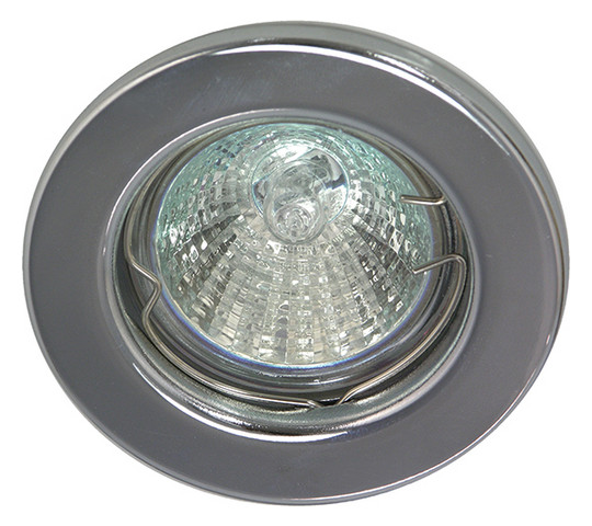 Einbaustrahler 50W Konv chr glz IP20 Edst Ø/EB60-0mm