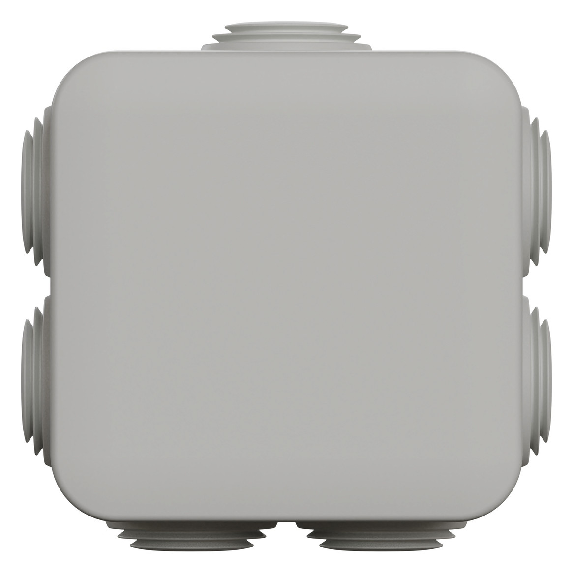 Abzweigdose IP55 82x82x52mm gr Kst hfr Wand/Decke für 20 mm Rohr Abzweigdose IP55 82x82x52mm gr Kst hfr Wand/Decke für 20 mm Rohr