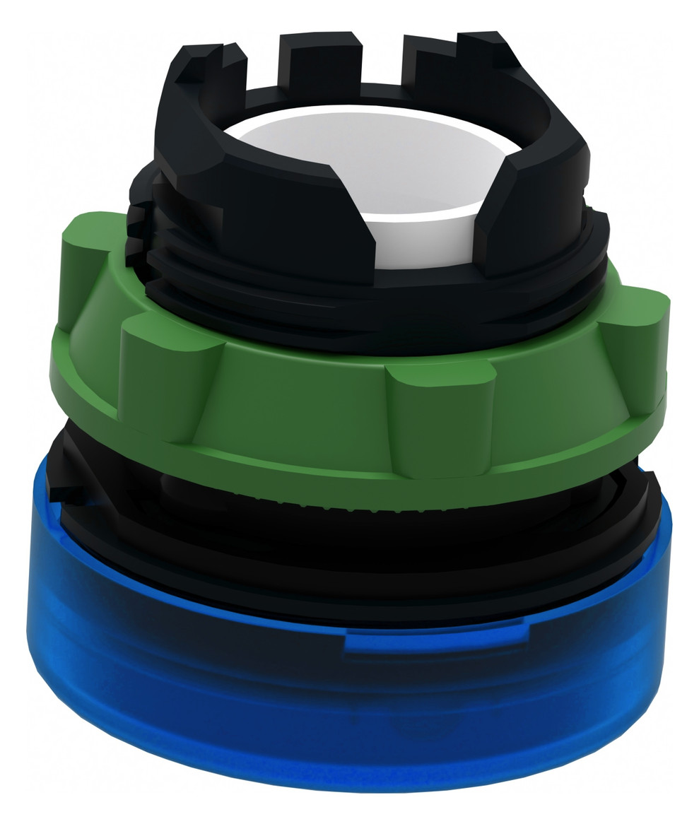 Leuchtmelder Front hoch rnd bl Ø22mm 1st Kst IP66