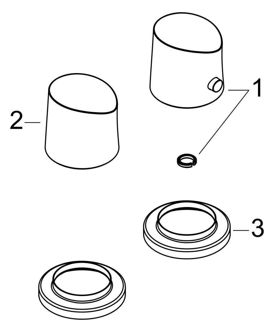 hansgrohe Fertigmontageset Axor Starck Organic 2-Loch-Wannenrandarmatur, mit Thermostat, chrom