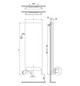 Bemm Elektro-Planheizwand Plawa Purline E 1800 x 625 mm, manhattan, vertikal, pulverbeschichtet