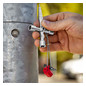 KNIPEX Profi Schlüssel (für gängige Absperrsysteme) - More 4