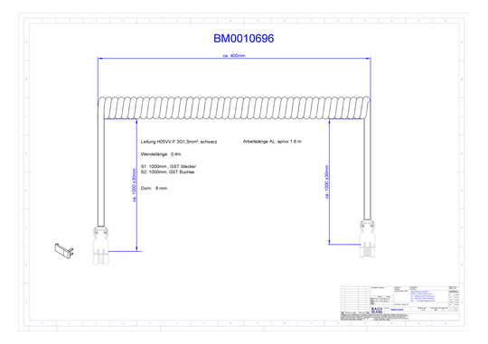Bachmann Spiralleitung         BM0010696 