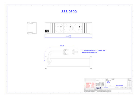 Bachmann CONI 3xUTE GST18       333.0500 