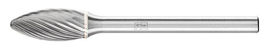 PFERD-HM-Kleinfrässtift Flammenform B - 6x13mm, Z5,...