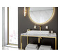 hansgrohe Zahnbecher AddStoris mit Glas, Wandmontage, Metall, polished gold optic