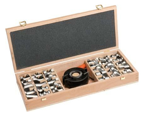 GUHDO-Universal-Werkzeugsatz - Profil 1-6 im Holzetui