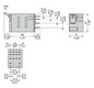 Schaltrelais 230V/AC 4W IP20 21x27x47mm Schraub