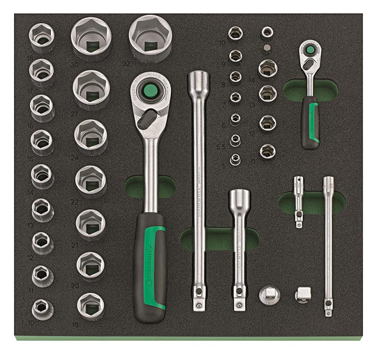 STAHLWILLE-Werkzeugmodul 2/3 Nr.TCS1 821/38 - 38-teilig,...