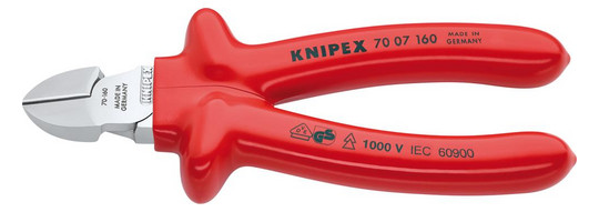 KNIPEX-VDE-Seitenschneider 7007 - 180 mm