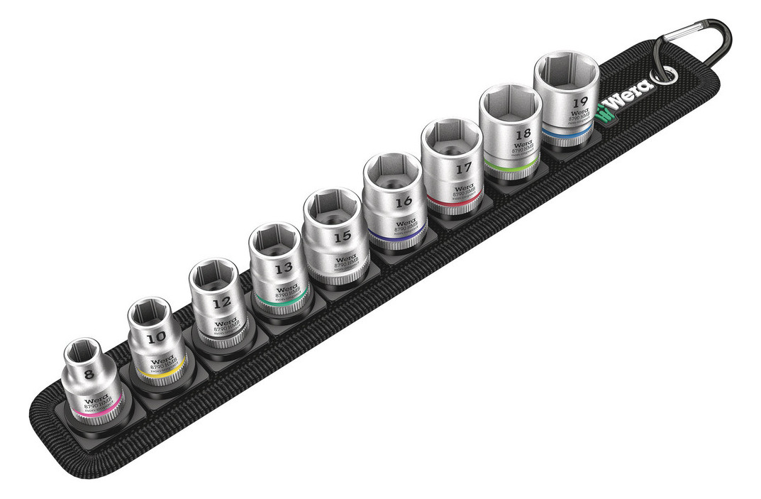 Wera Belt B 4 Zyklop Steckschlüsseleinsatz-Satz, 3/8 