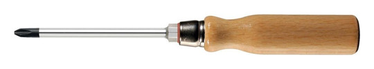 fortis-Schraubendreher mit Holzheft - PH1x80
