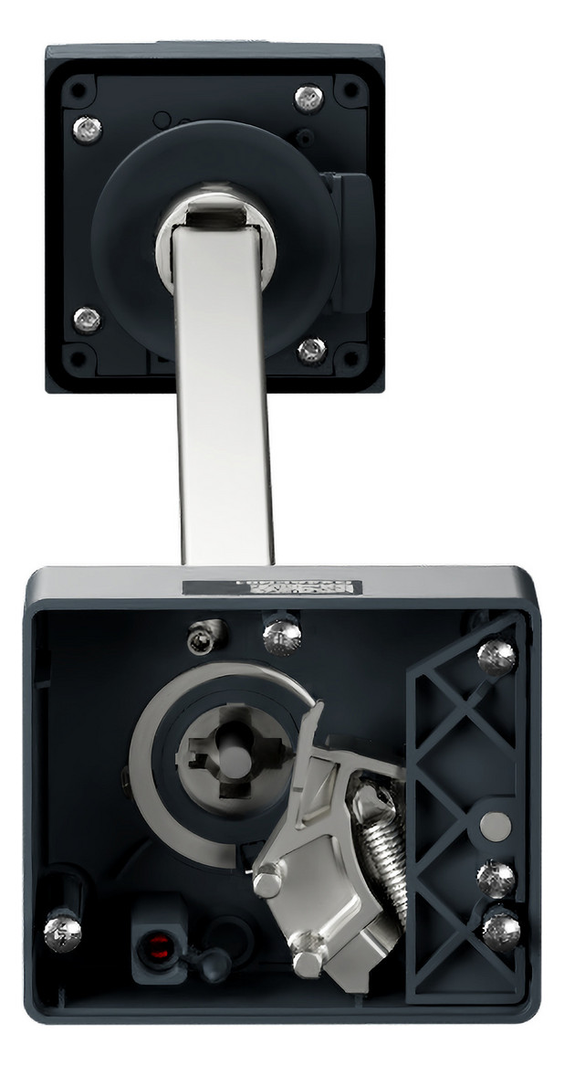 Handgriff sw m.Achse Mit Achse f.Leistungss