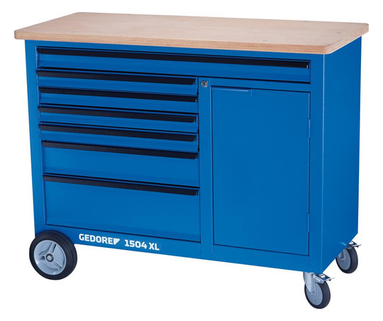 GEDORE-Rollwerkbank 1504XL - 6 Schubladen, 1 Fach