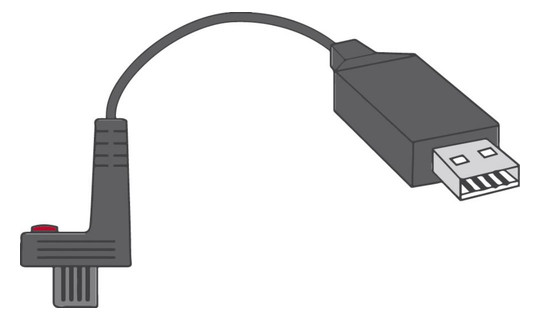 HP-Datenkabel für USB inkl. Software