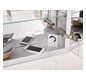 EMCO Aufputz-Lichtspiegelschrank prime 1200x700mm, mit Lichtpaket, 2-türig, aluminium/spiegel
