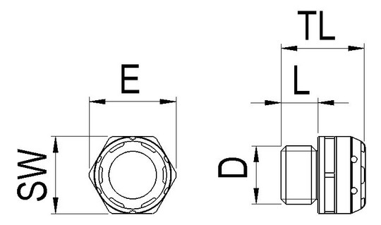 WISKA Atmende Verschlussschraube EVPS 12 