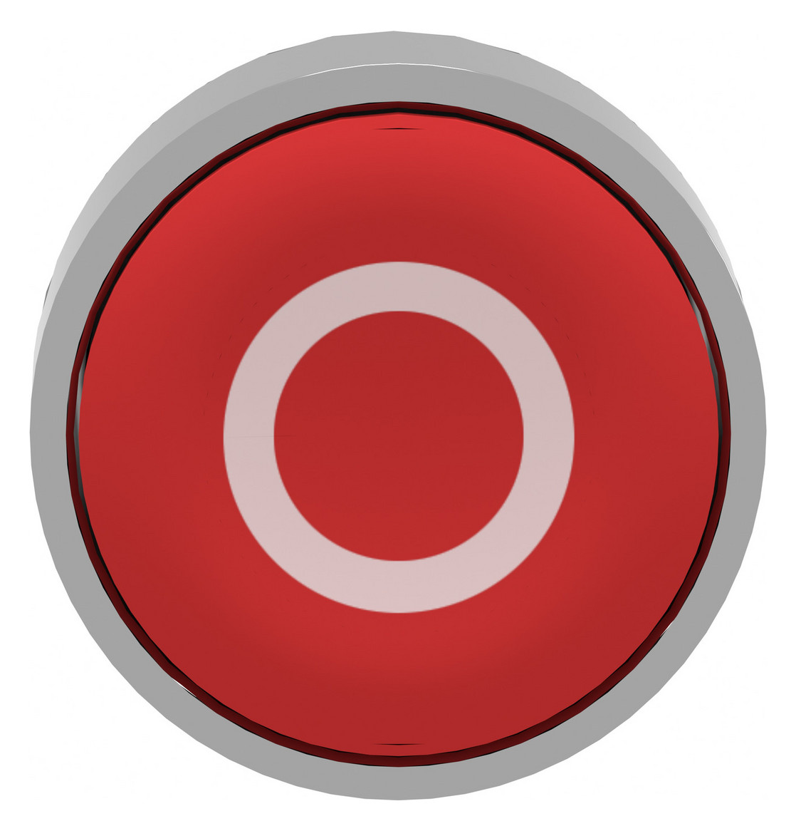 Drucktaster Front 1f rt Ø22,5mm rnd IP66 Tastend