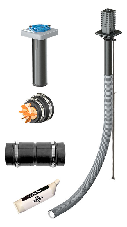 Quadro-Secura Bauherrenpaket-Einsparte f. Gebäude ohne Keller - W, E, T - 3 m