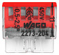 Steckklemme 4f 450V 24A Serie 2273 0,5-2,5qmm f.Massivleiter