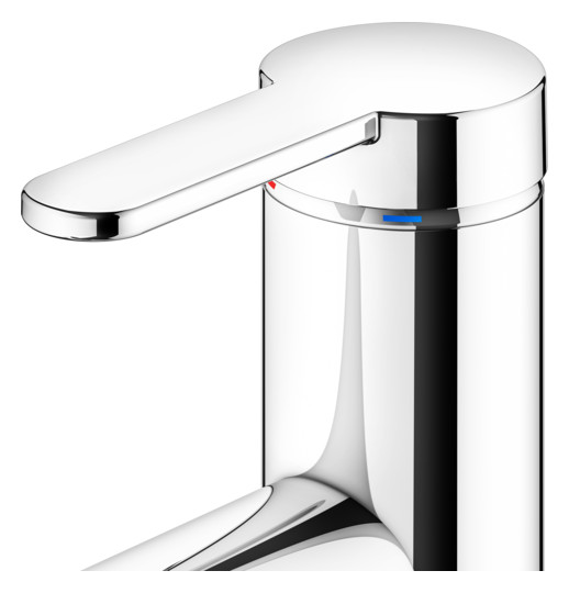 KEUCO Waschtisch-Einhebelmischer 60 IXMO Flat Ausladung 89mm, ohne Ablaufgarnitur, verchromt