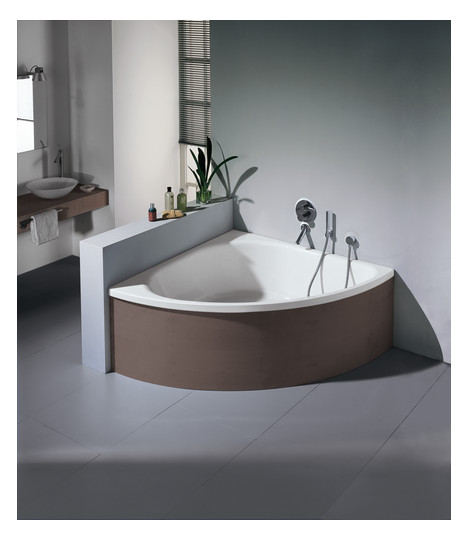 Bette Badewanne Arco 6035 140x140x45cm, Eck, jasmin