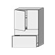 SA Mittelschrank 2morrow (G2276) 1105x700x350 Schwarz-Matt