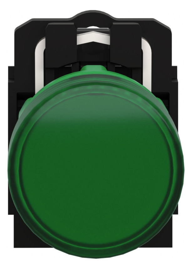 Leuchtmelder komplett 1f LED UC rnd hoch Ø22mm gn IP66