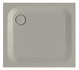 Duschwanne BetteUltra 8750 90x80x2,5cm, Antirutsch/Pro, Mini-Wannenträger, stone