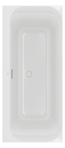 V&B Eck-Badewanne Duo LOOP & FRIENDS 180x80cm, eckige Innenform, weiß