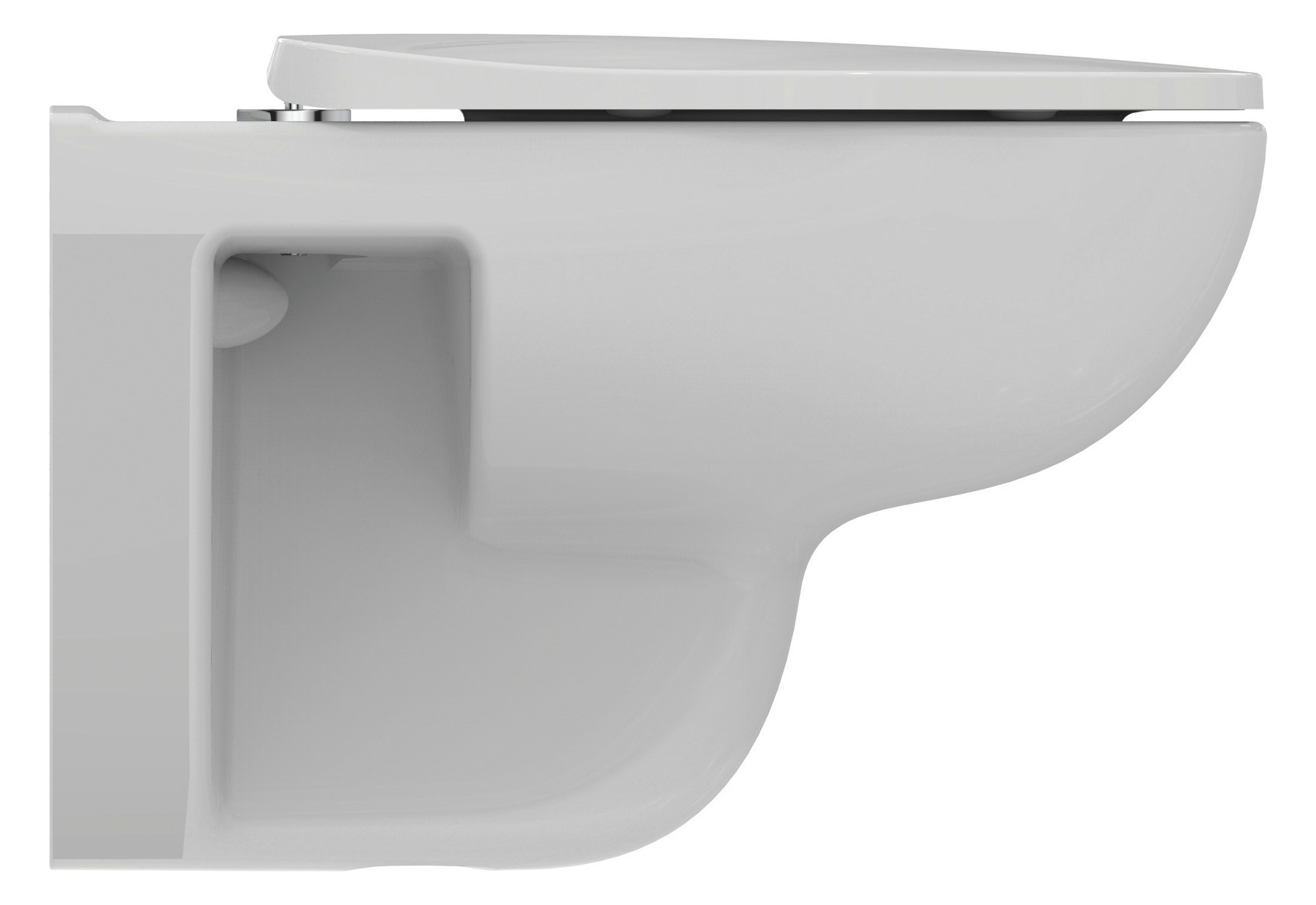 Ideal-Standard Wandtiefspül-WC-Paket i.life A 36,5x54,5x33cm, ohne Spülrand, weiß