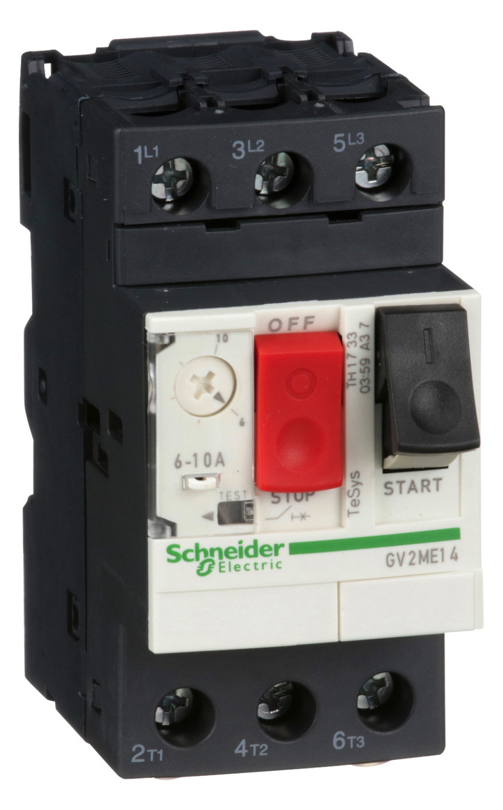 Motorschutzschalter 3p 6-10A 10A/Iu 690V Einb Festeinbau IP20 thermomagnetisch