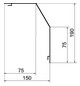 Abdeckung R-Kanal RK 190 190x150x2000mm lgr