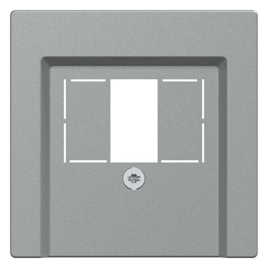 Zentralplatte TAE 2f System M alu Schraubbef