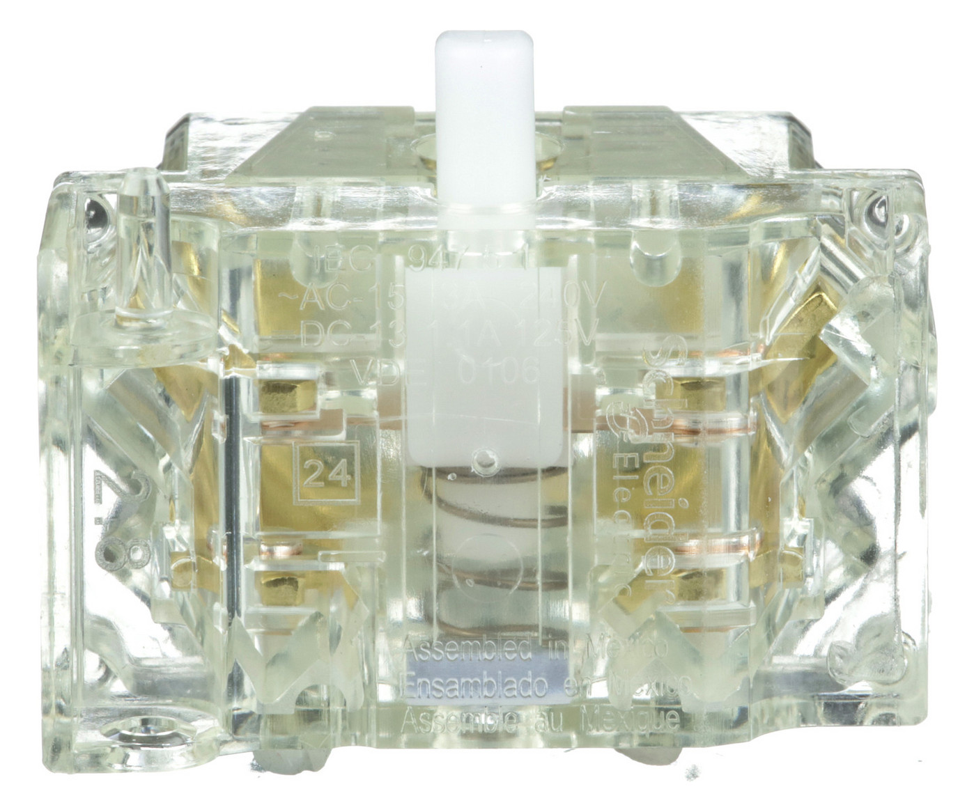 Hilfsschalterblock 1W 3A/AC Schraub