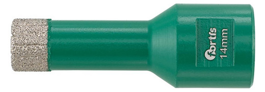 Diamantbohrer 14 x 60 mm, M14 mit Kühlwachs FORTIS