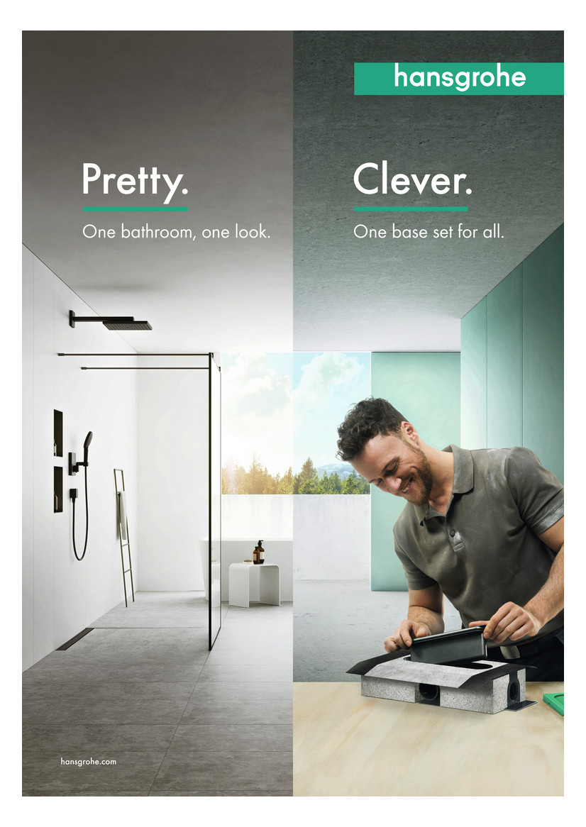 hansgrohe uBox universal Ablaufgehäuse DN 50, für Standardinstallation