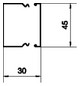 Leitungsführungskanal ST 30x45x2000mm vz hfr LF-K 970qmm
