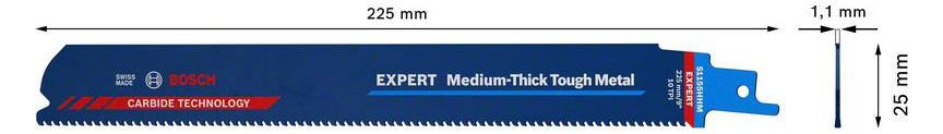 Bild Säbelsägeblatt Expert S 1155 HHM Pack a 10 St Bosch-2