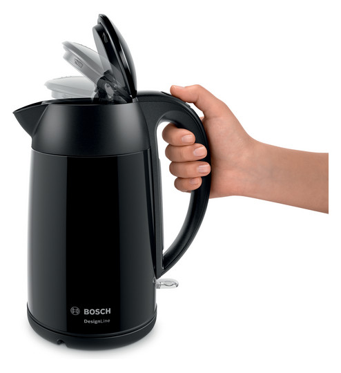 Wasserkocher 1,7l Edst DesignLine 2400W sw Anzeige:außen m.Sieb