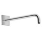 Duravit Brausearm 352mm, gebogen, eckige Rosette, chrom