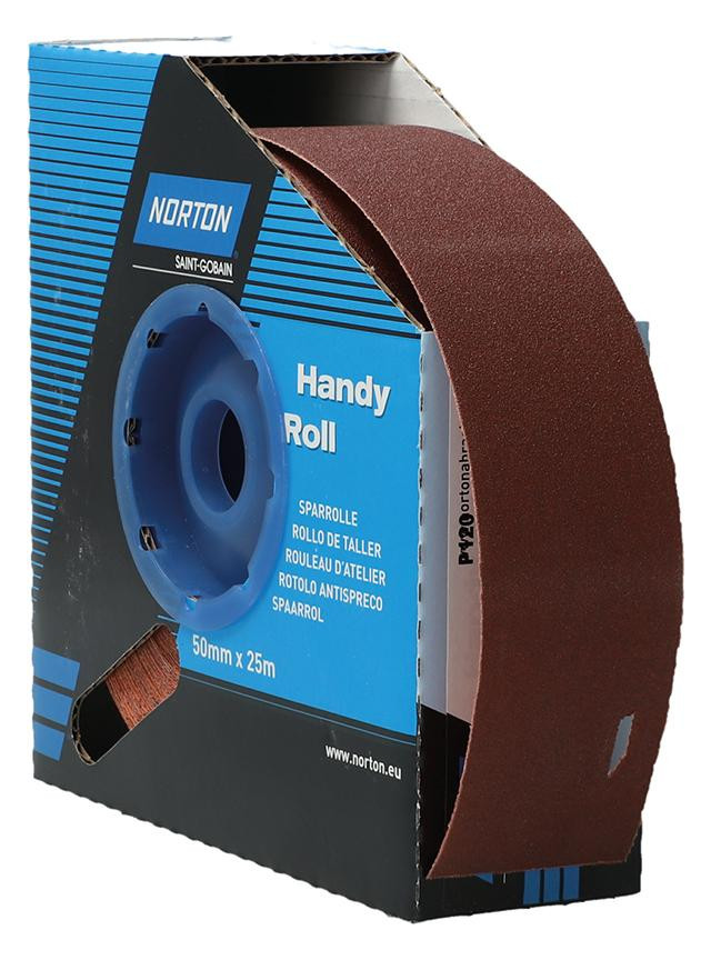 Bild Sparrolle R222 50mmx25m P120 - Norton-0