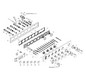 hansgrohe Fertigmontageset Axor Select UP-Thermostatmodul, 4 Verbraucher, brushed brass