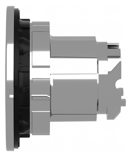 Drucktaster Front 1f sw bel.b Ø30,5mm rnd Geeignet für Beleuchtung IP66