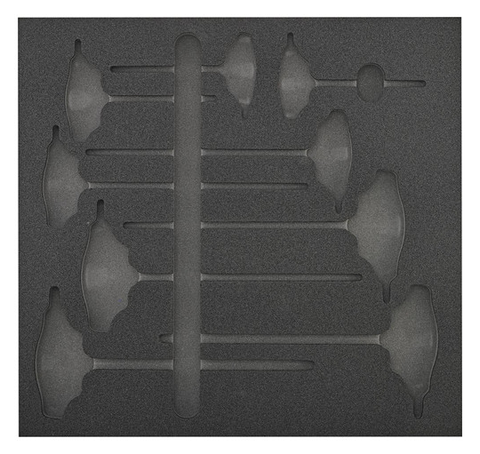 Werkzeugmodul 2/3 - leer, für Wera-T-Griff...